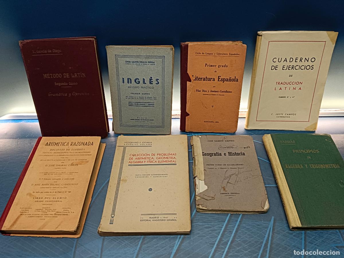 Libros de segunda mano: Libros academicos, de estudios, Geografia, aritmetica, idiomas, a&ntilde;os 1930/1960