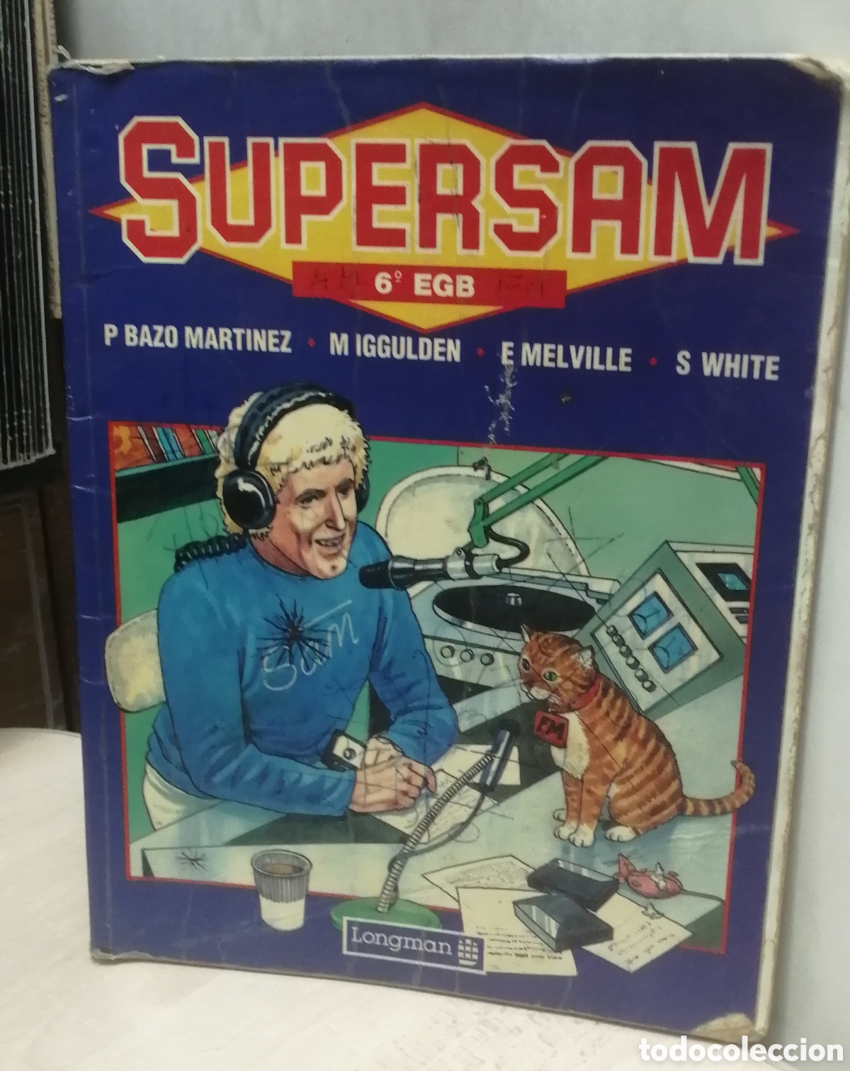 Libros de segunda mano: Supersam 6 EGB Ingl&eacute;s Longman 1986