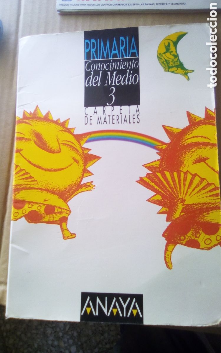 Libros de segunda mano: Carpeta de materiales. Primaria. Conocimiento del medio 3. Universo Anaya, 1993. Incompleta. Ver.