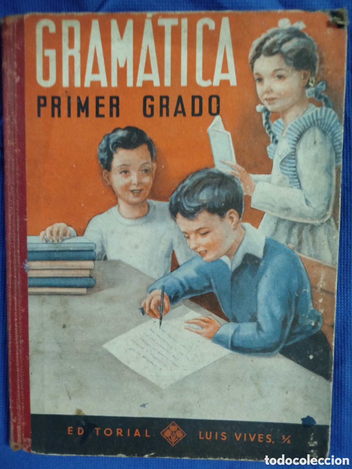 Libros de segunda mano: Gram&aacute;tica primer grado, Edelvives, 1950