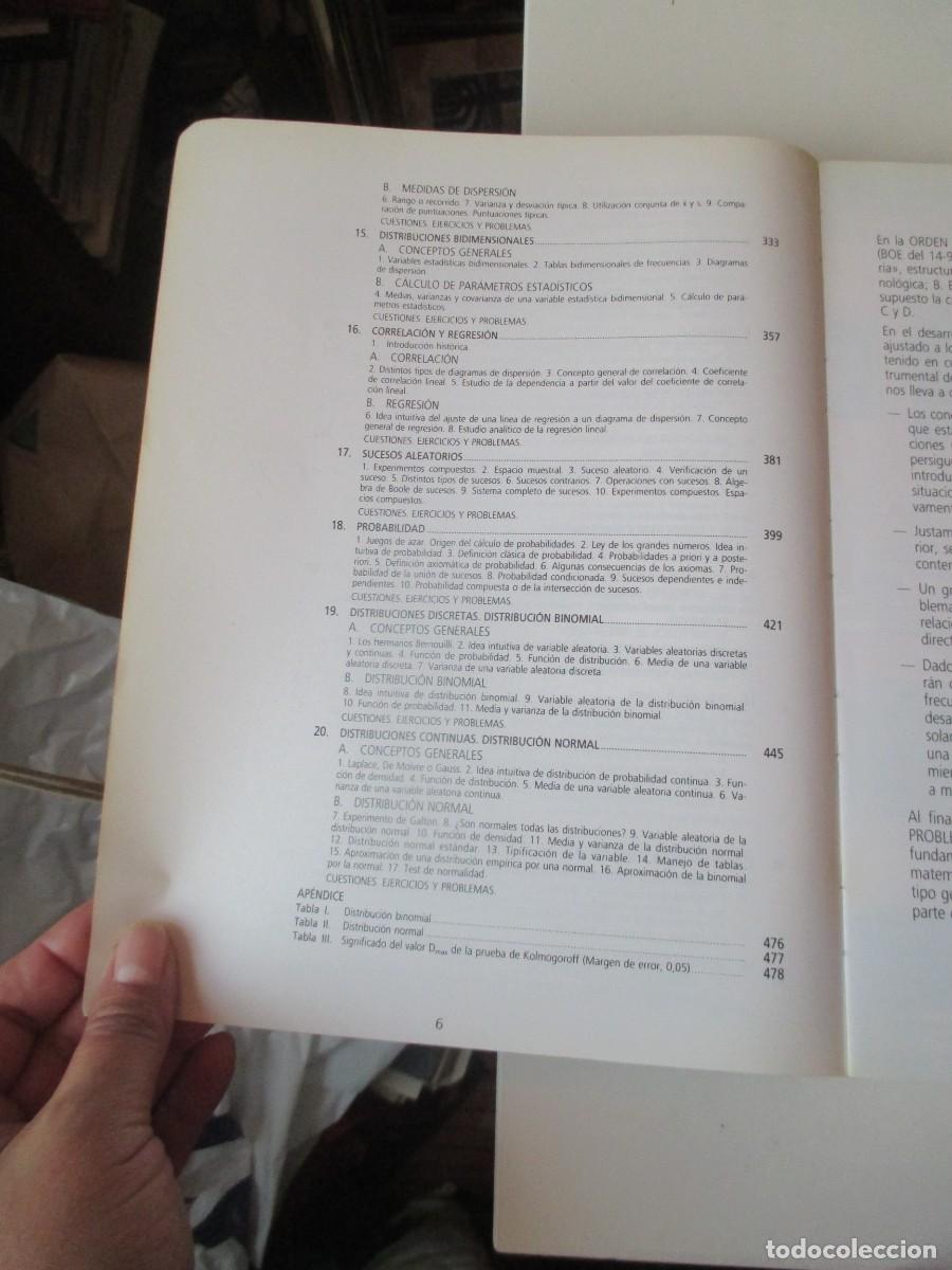 Libros de segunda mano: Matem&aacute;ticas II C.O.U. W40259 - Foto 4
