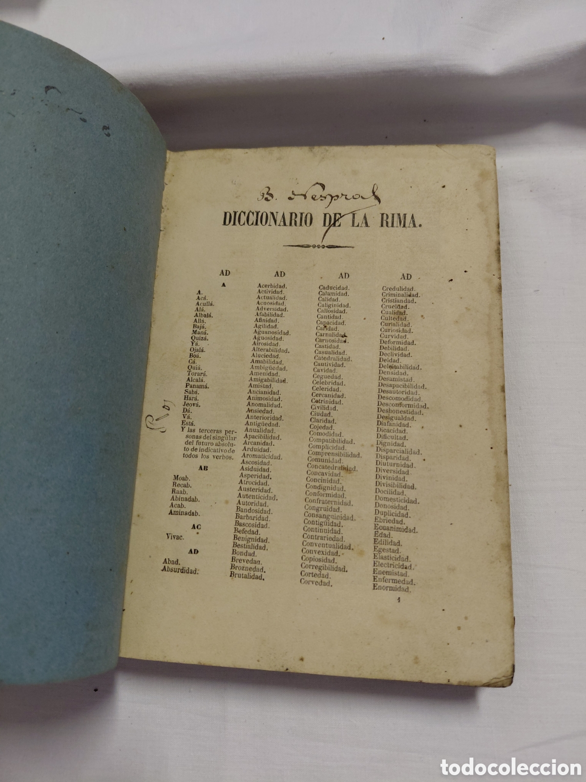 Libros de segunda mano: ANTIGUO DICCIONARIO DE LA RIMA - Foto 4