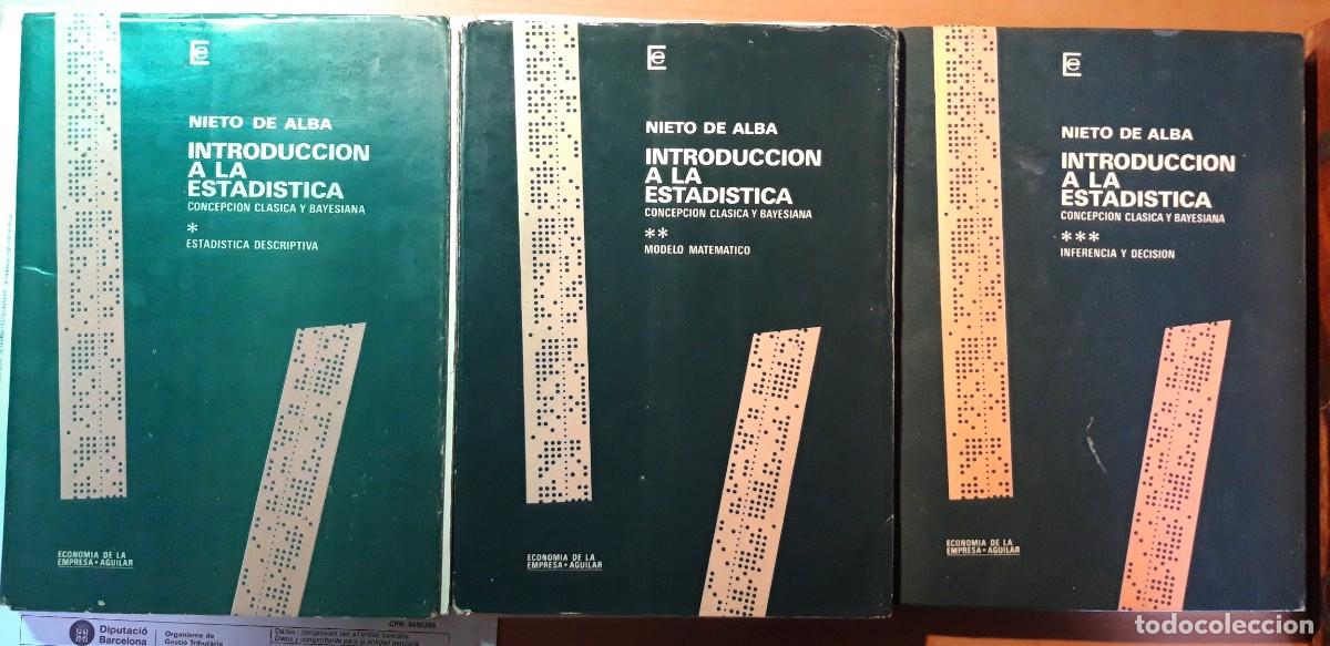 Libros de segunda mano: Inroducci&oacute;n a la Estad&iacute;stica - Nieto de Alba - Foto 1