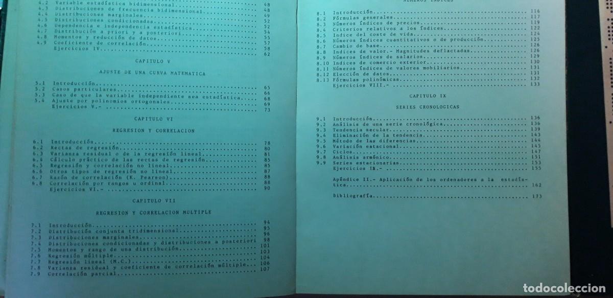 Libros de segunda mano: Inroducci&oacute;n a la Estad&iacute;stica - Nieto de Alba - Foto 2