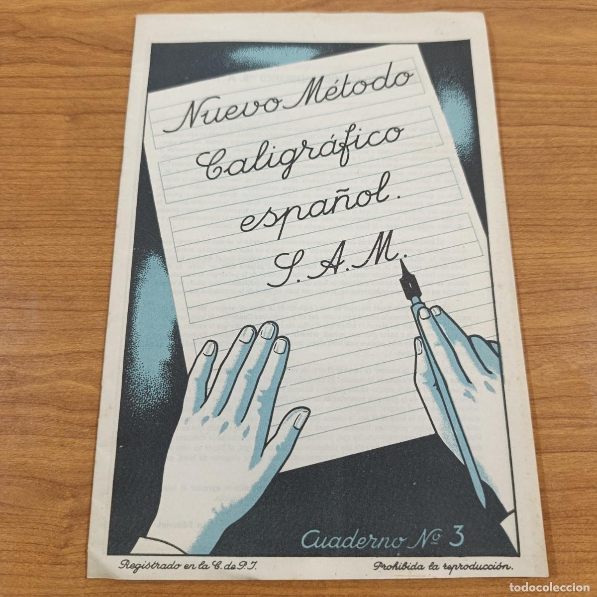 Libros de segunda mano: CARTILLA ESCOLAR. NUEVO M&Eacute;TODO CALIGR&Aacute;FICO ESPA&Ntilde;OL. CUADERNO 3.