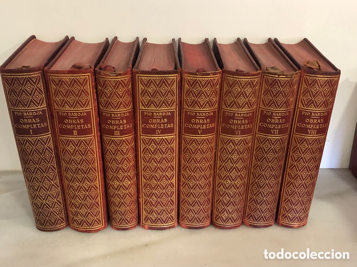 Libros de segunda mano: P&iacute;o baroja 8 tomos obras completas