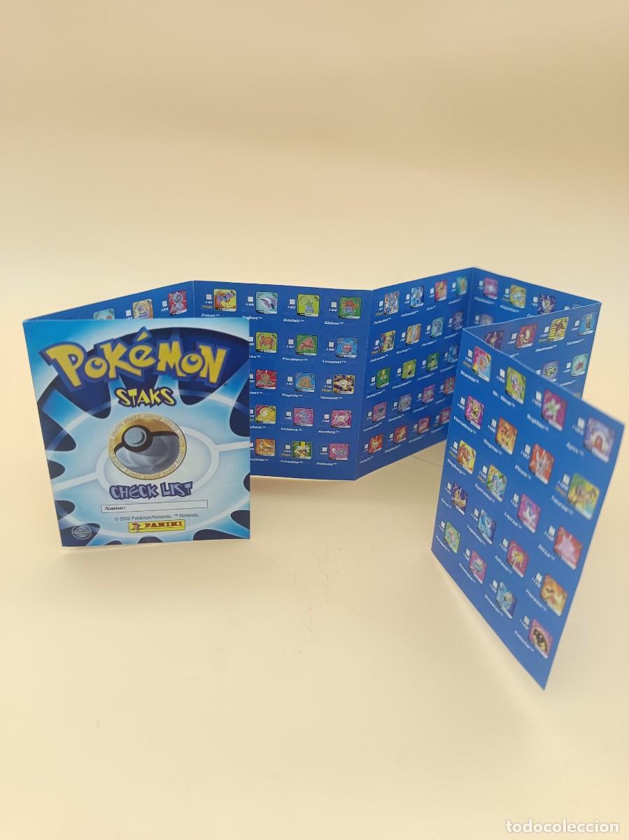 Libros de segunda mano: CHECK LIST STAKS CROMO POKEMON 2002 PANINI - Foto 2