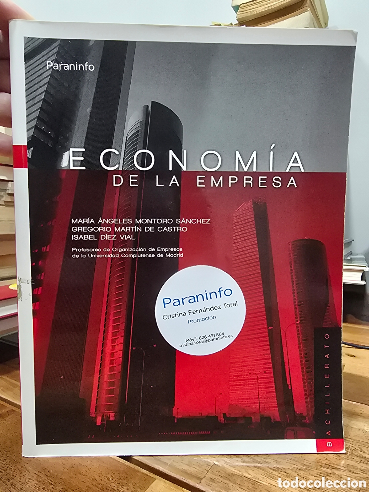 Libros de segunda mano: ECONOMIA DE LA EMPRESA Varios autores PARANINFO BACHILLERATO 2014