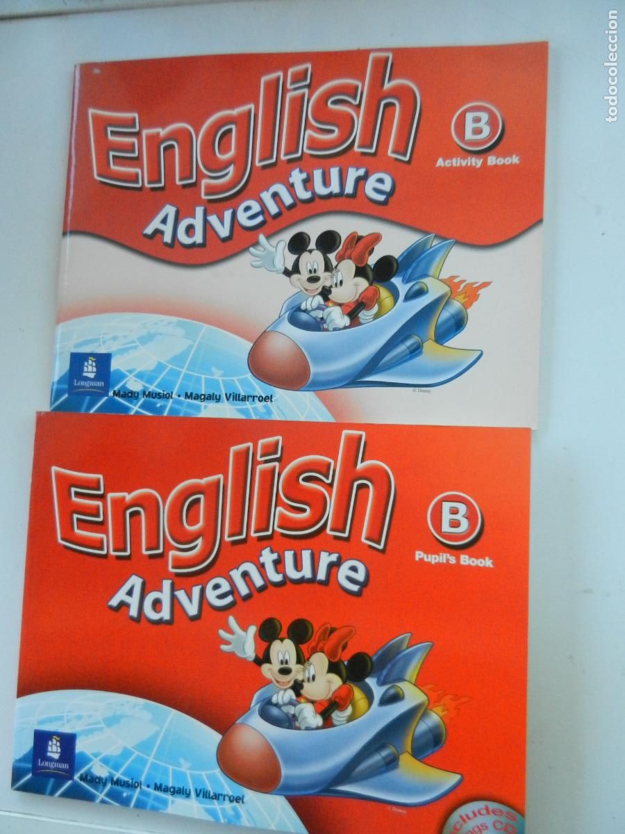 Libros de segunda mano: ENGLISH ADVENTURE - PUPIL'S BOOK - ACTIVITY BOOK -B - LONGMAN