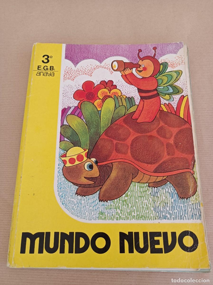 Libros de segunda mano: LIBRO DE TEXTO MUNDO NUEVO 3&ordm; EGB ANAYA