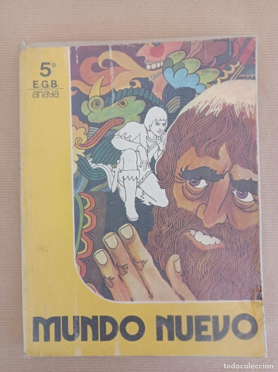 Libros de segunda mano: LIBRO DE TEXTO MUNDO NUEVO 5&ordm; EGB ANAYA