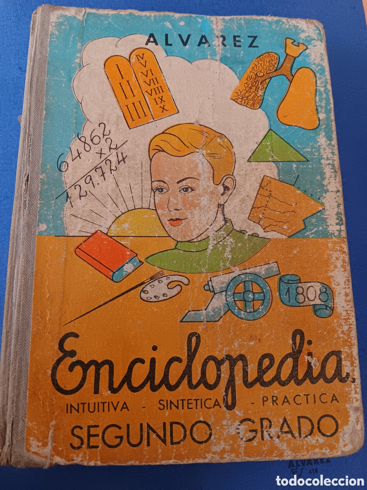 Libros de segunda mano: Enciclopedia Alvarez , segundo grado 1963