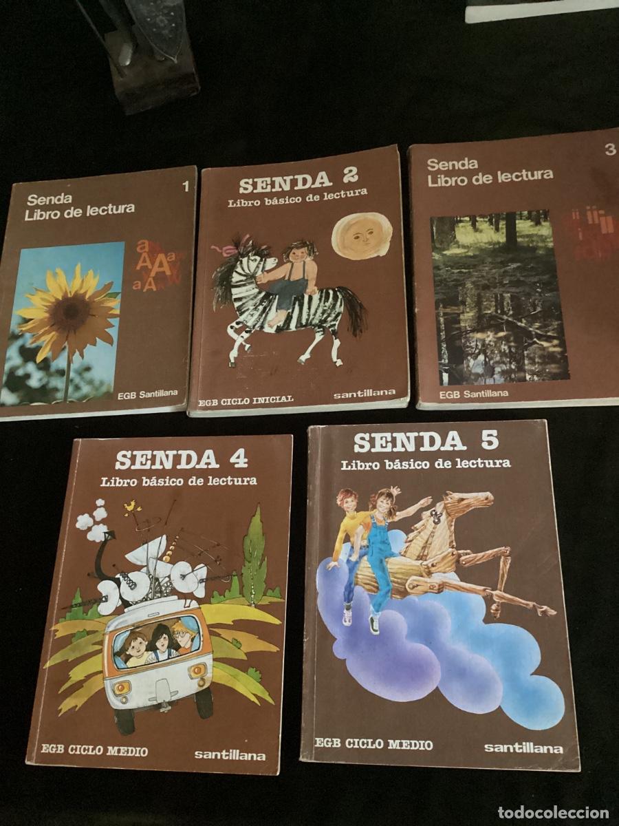 Libros de segunda mano: LOTE 5 LIBROS DE LECTURA SENDA. EGB CICLO INICIAL Y MEDIO.