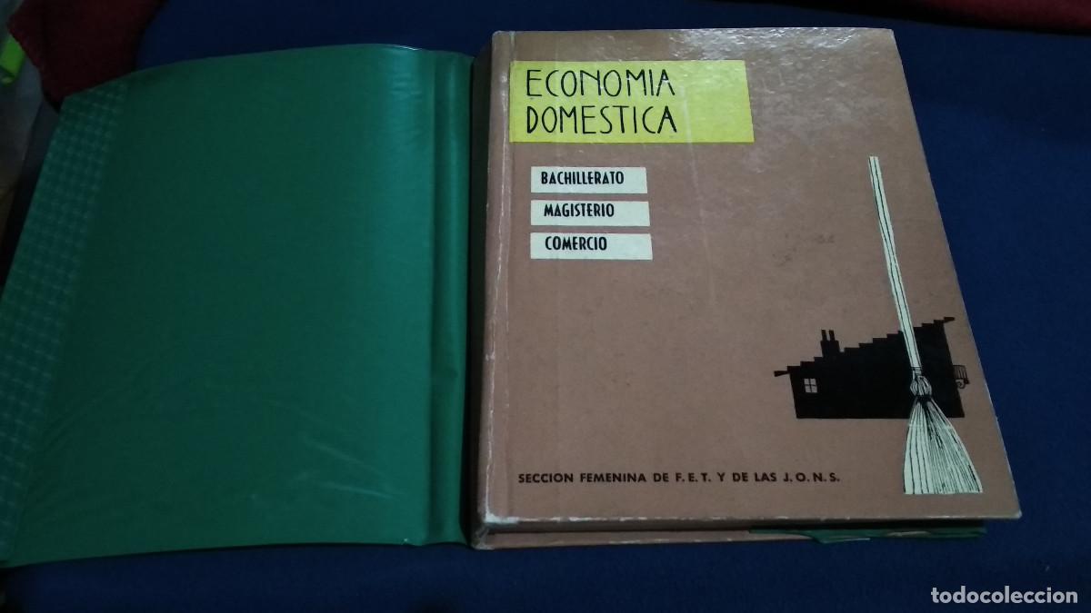 Libros de segunda mano: ECONOMIA DOMESTICA - QUINTO Y SEXTO CURSO - SECCION FEMENINA F.E.T Y J.O.N.S -- 1966