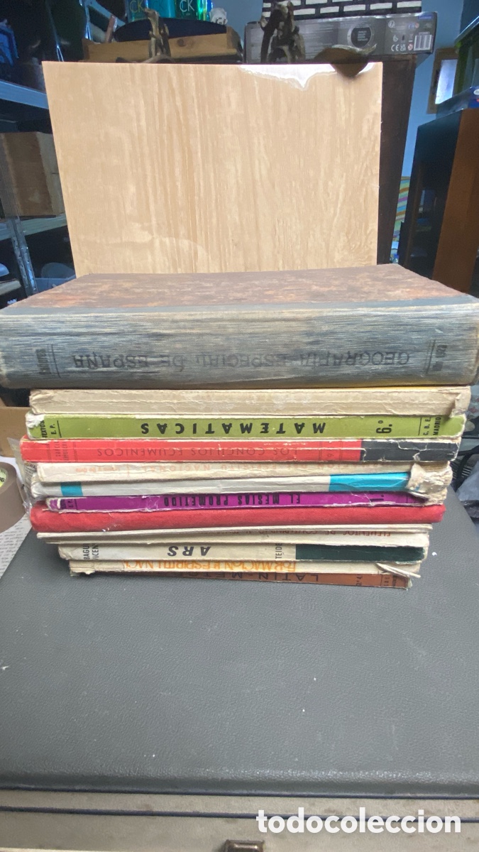 Libros de segunda mano: Lote Libros de Texto Escolares Antiguos (A&ntilde;os 50-60) - Bachillerato y Primaria