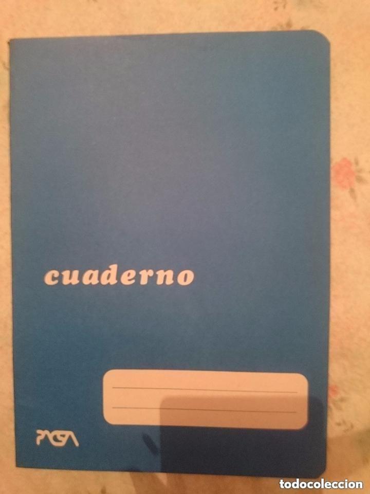 Libros de segunda mano: LIBRETA ESCOLAR AZUL - A RAYAS -A&Ntilde;OS 80 -SIN USAR - Foto 1