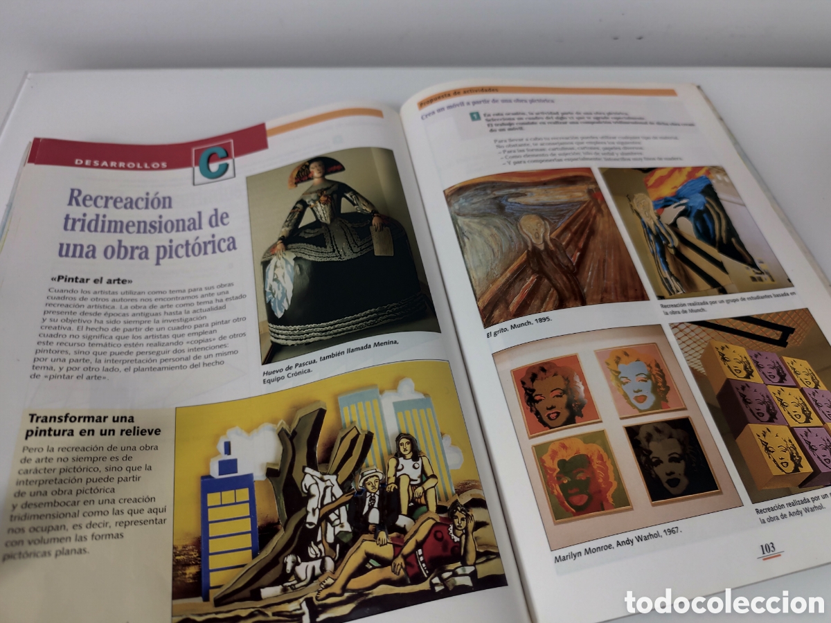 Libros de segunda mano: EDUCACI&Oacute;N PL&Aacute;STICA Y VISUAL 1 ESO. - SANTILLANA - 2003 - Foto 9