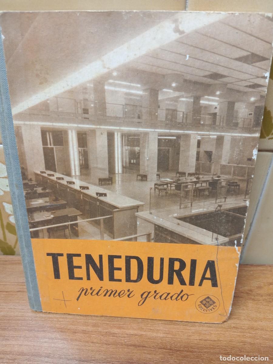 Libri di seconda mano: TENEDURIA DE LIBROS - PRIMER GRADO -LUIS VIVES - 1966