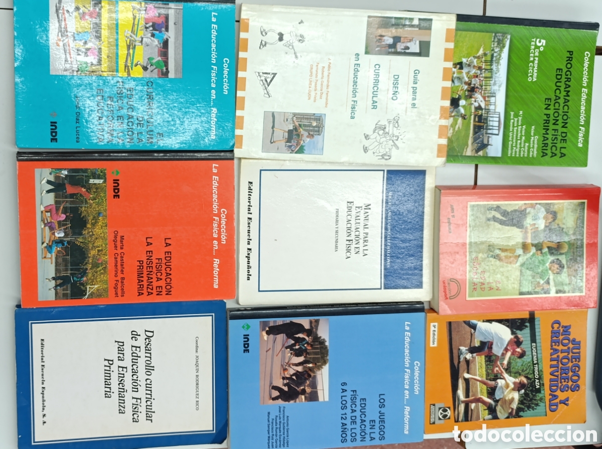 Libros de segunda mano: Lote 9 Libros Educaci&oacute;n F&iacute;sica Primaria, Oposiciones e INEF