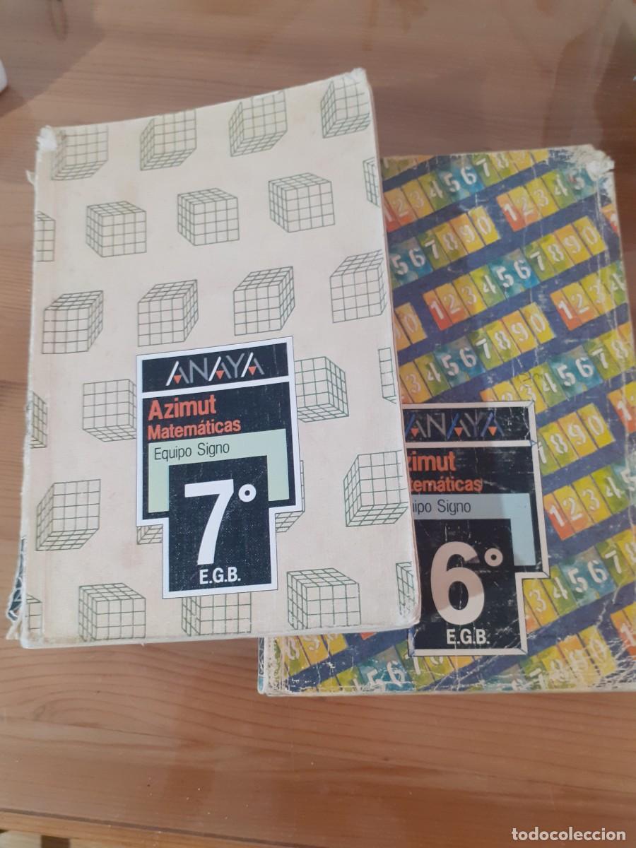 Libros de segunda mano: Matem&aacute;ticas 6 y 7 EGB Anaya.