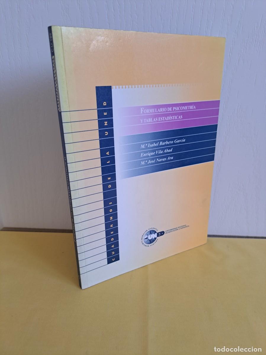 Second hand books: FORMULARIO DE PSICOMETRIA Y TABLAS ESTADISTICAS (VARIOS AUTORES) - UNED 2000
