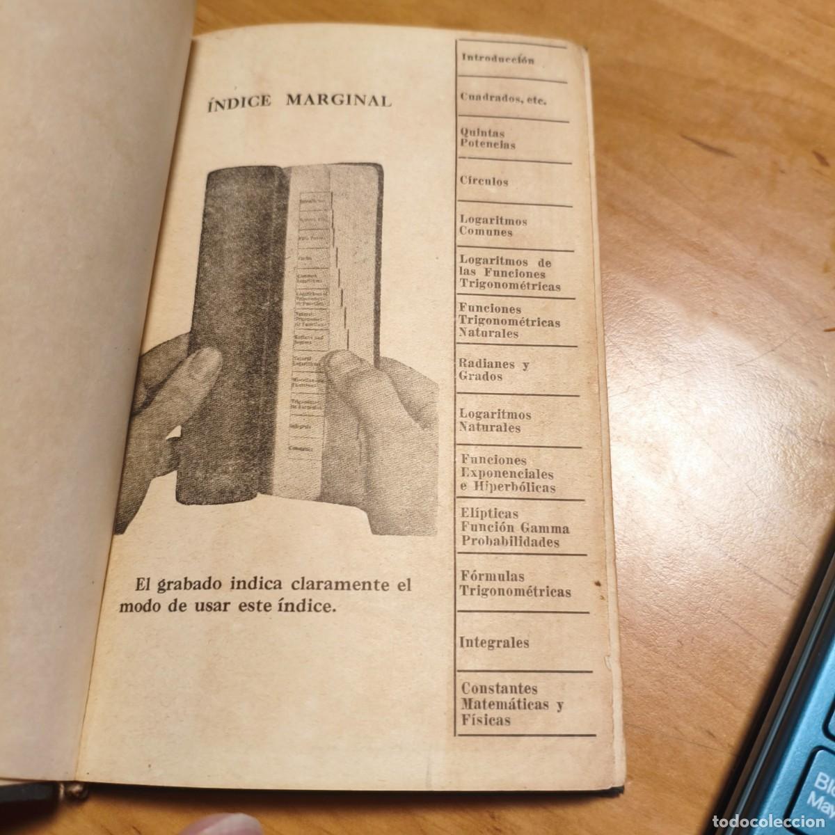 Libros de segunda mano: Tablas Matem&aacute;ticas Con seis decimales - Foto 2