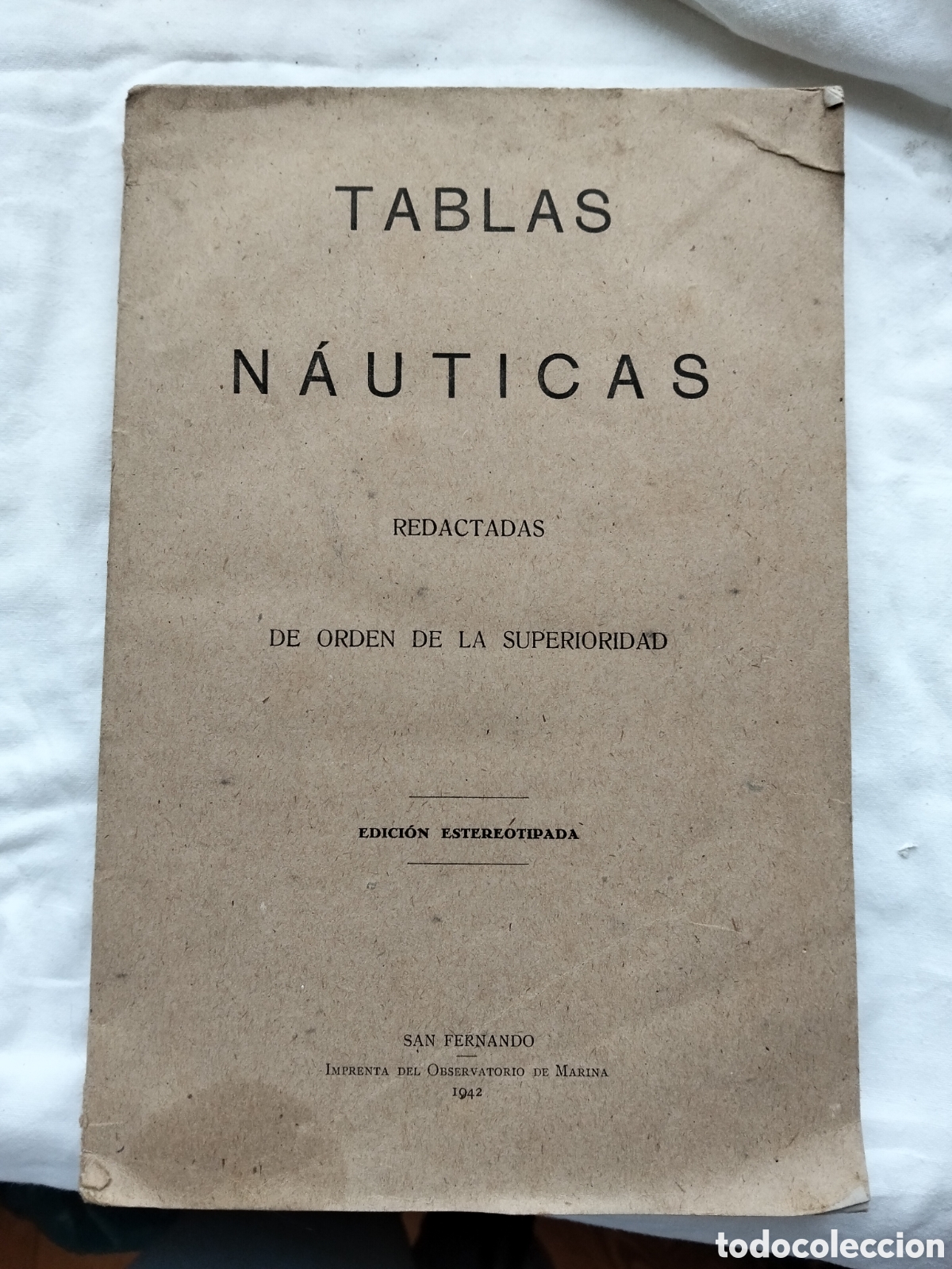 Livros em segunda m&atilde;o: TABLAS N&Aacute;UTICAS 1942