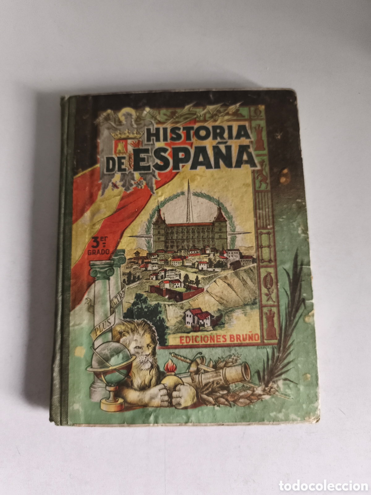 Second hand books: Antiguo libro Escolar Historia de Espa&ntilde;a 3 &deg; ediciones Bru&ntilde;o 1949