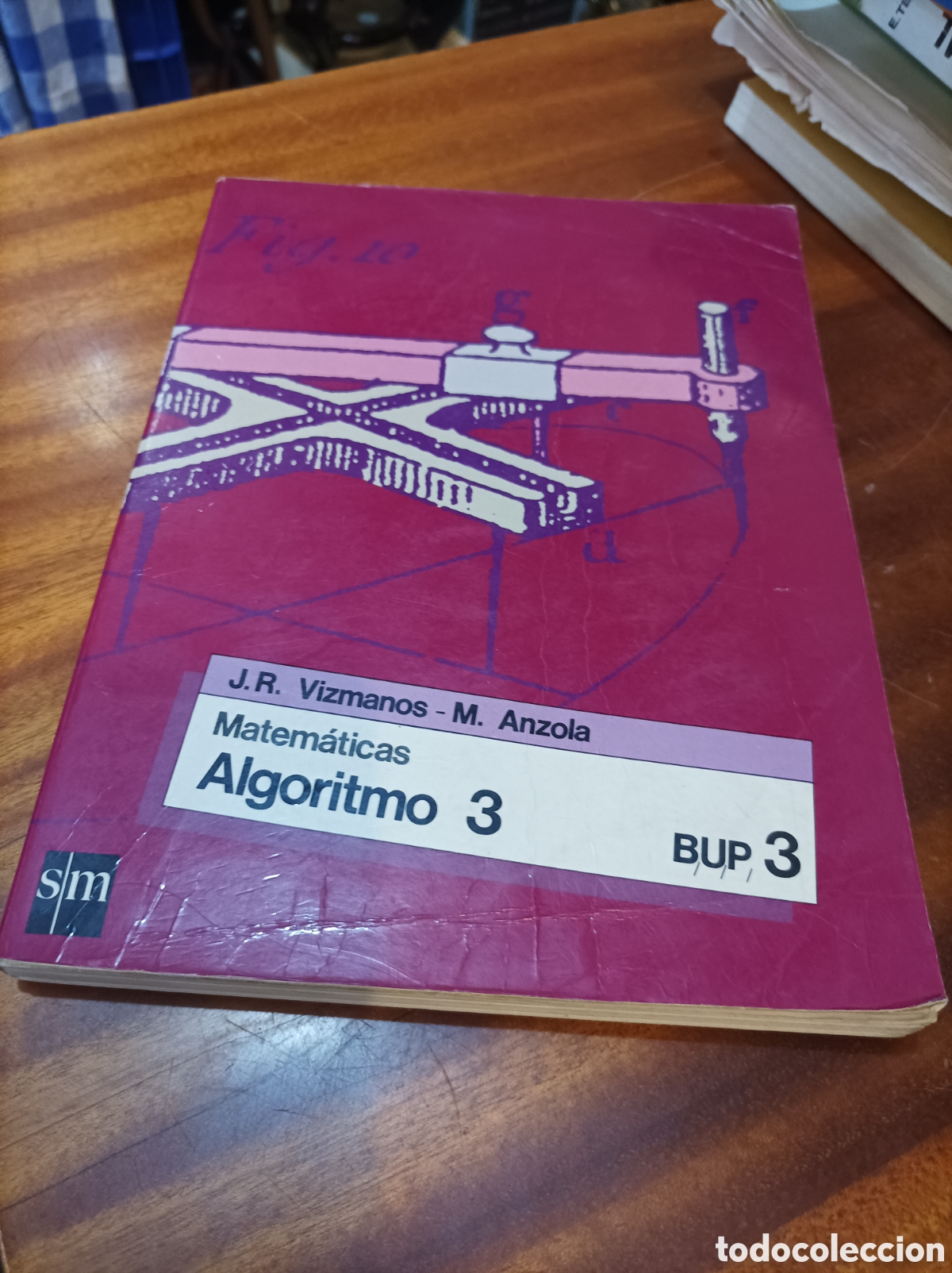 Libros de segunda mano: MATEM&Aacute;TICAS ALGORITMO 3 BUP 3 . EDITORIAL SM