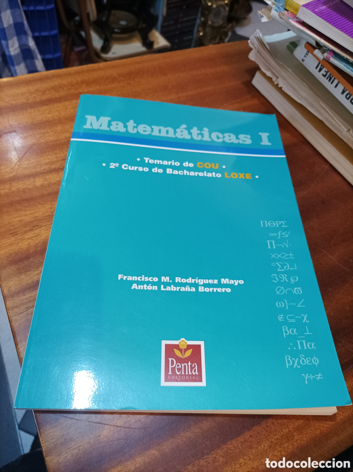 Libros de segunda mano: MATEM&Aacute;TICAS I.TEMARIO DE COU.2CURSO DE BACHARELATO LOXE.. EDITORIAL PENTA