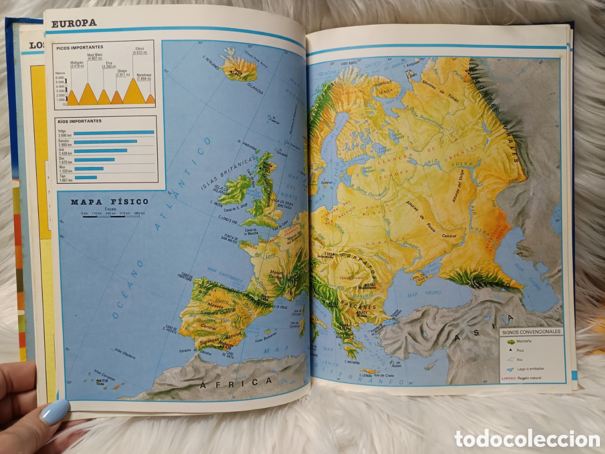 Libros de segunda mano: ATLAS BASICO DE SANTILLANA - 1986 - Foto 6