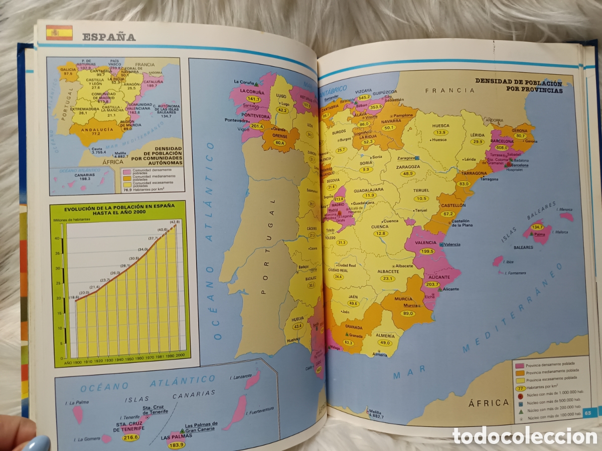 Libros de segunda mano: ATLAS BASICO DE SANTILLANA - 1986 - Foto 11