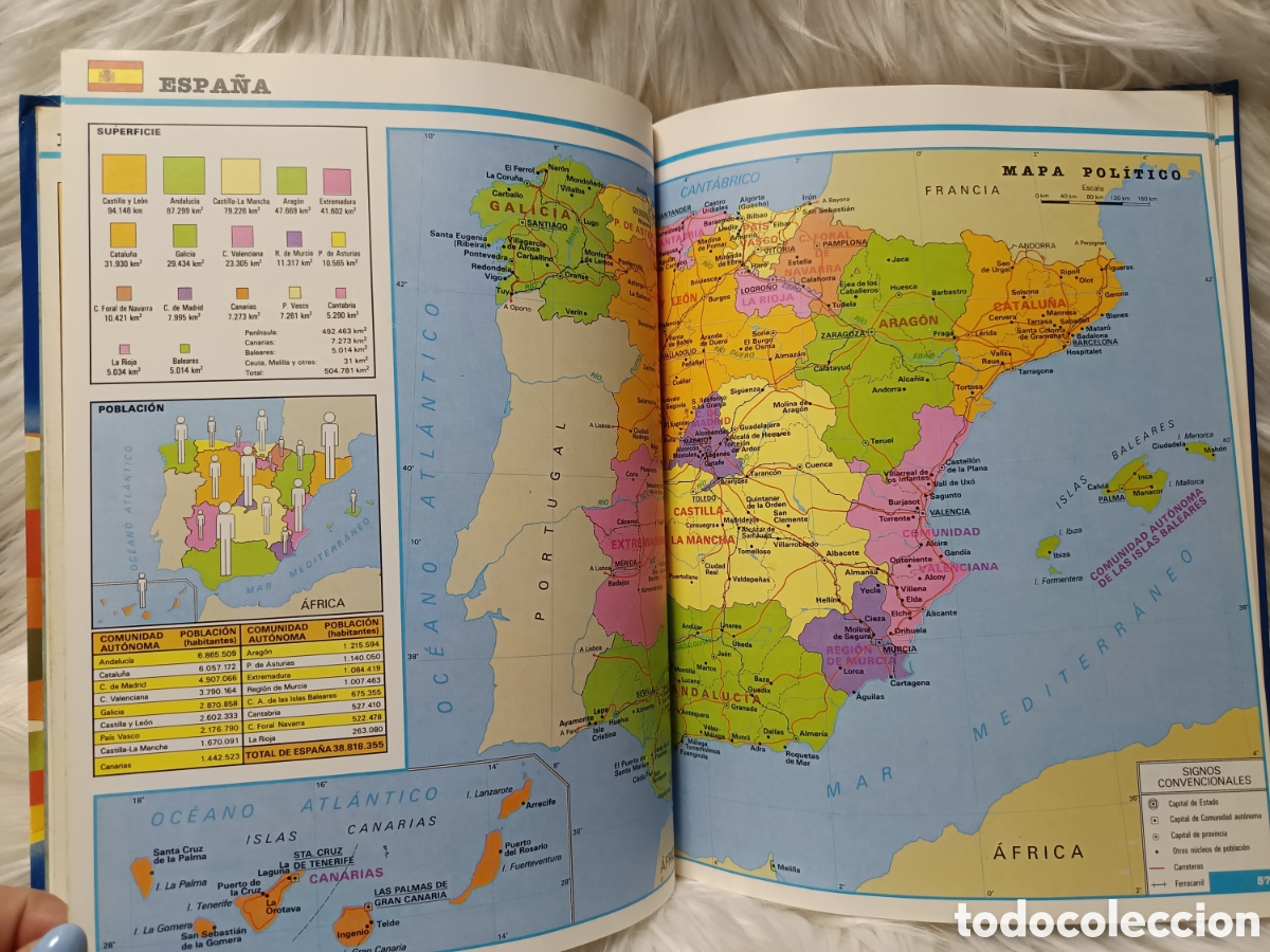 Libros de segunda mano: ATLAS BASICO DE SANTILLANA - 1986 - Foto 12