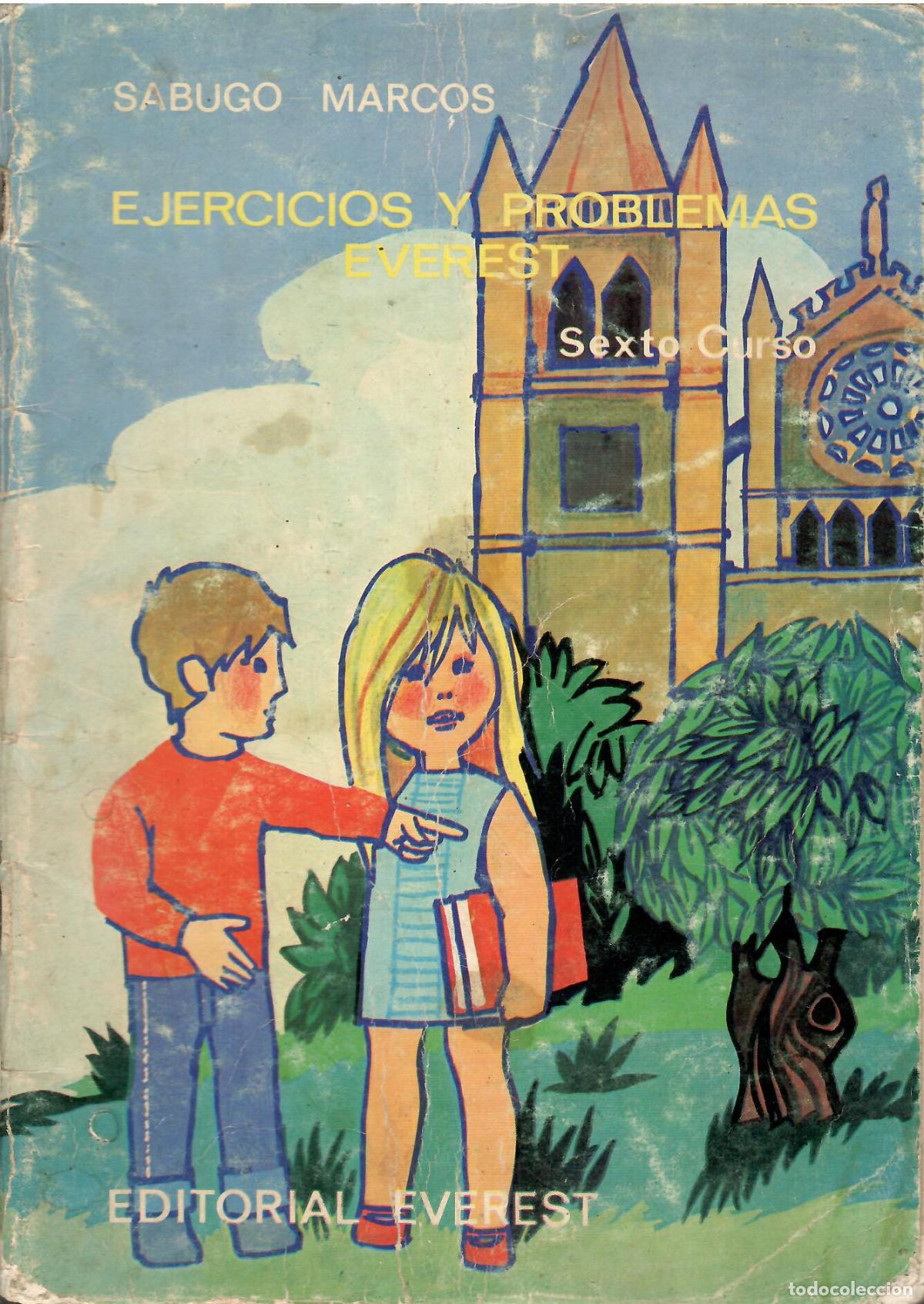 Libros de segunda mano: Ejercicios y problemas Everest: Sexto Curso - Editorial Everest; 1&ordf; reedicion, 1975