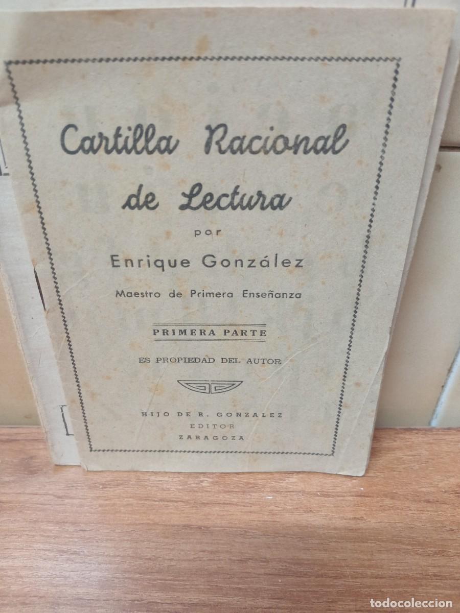 Libros de segunda mano: CARTILLA RACIONAL DE LECTURA - ENRIQUE GONZALEZ - PRIMERA PARTE - ED. HIJO DE R. GONZALEZ