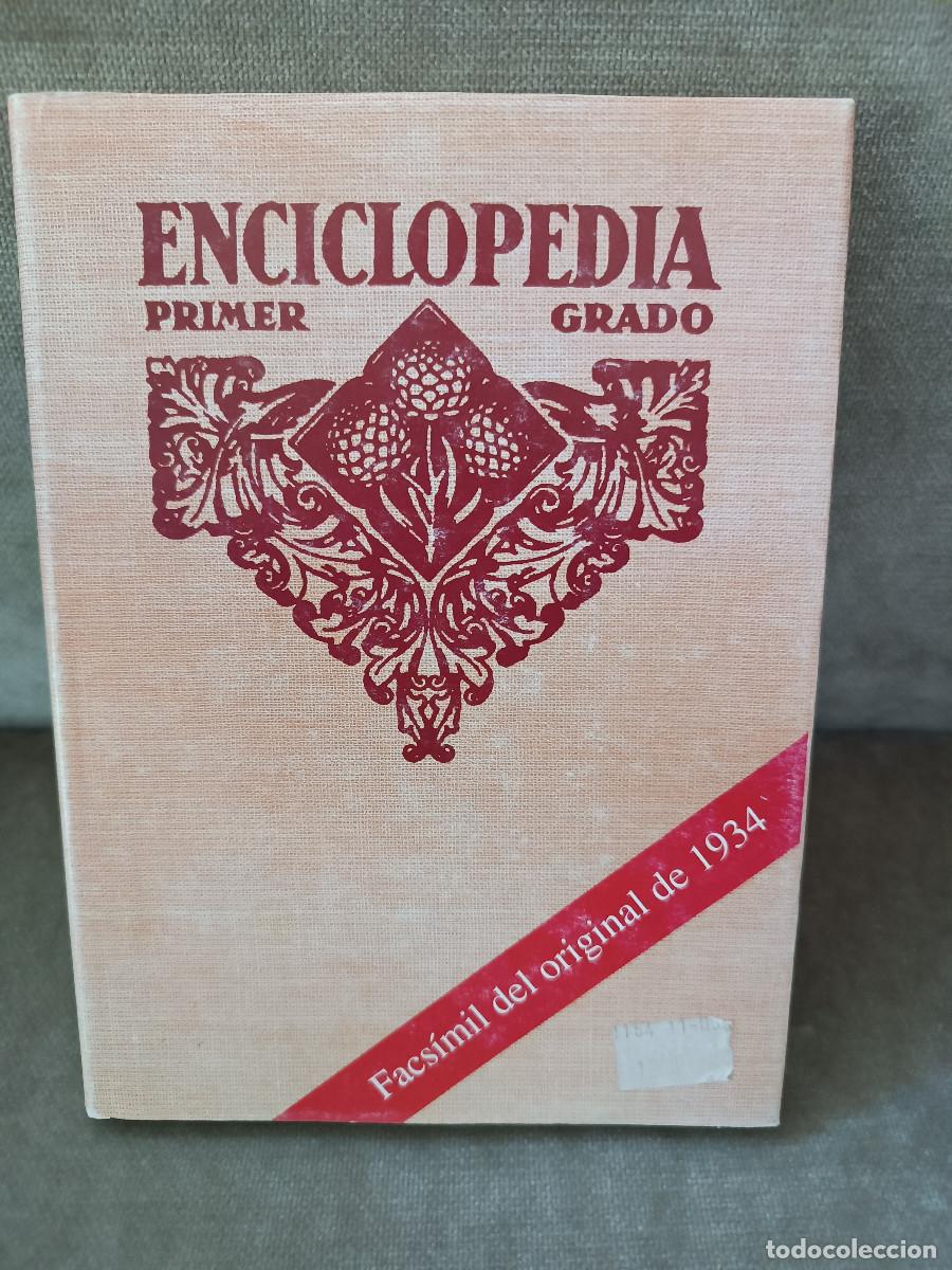 Libros de segunda mano: ENCICLOPEDIA ESCOLAR DE PRIMER GRADO. FACS&Iacute;MIL DEL ORGINAL DE 1934 - EDELVIVES