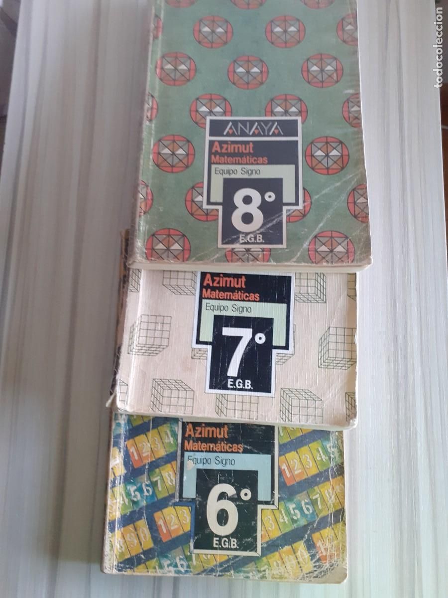 Libros de segunda mano: Matem&aacute;ticas 6, 7 y 8 EGB Anaya. - Foto 1
