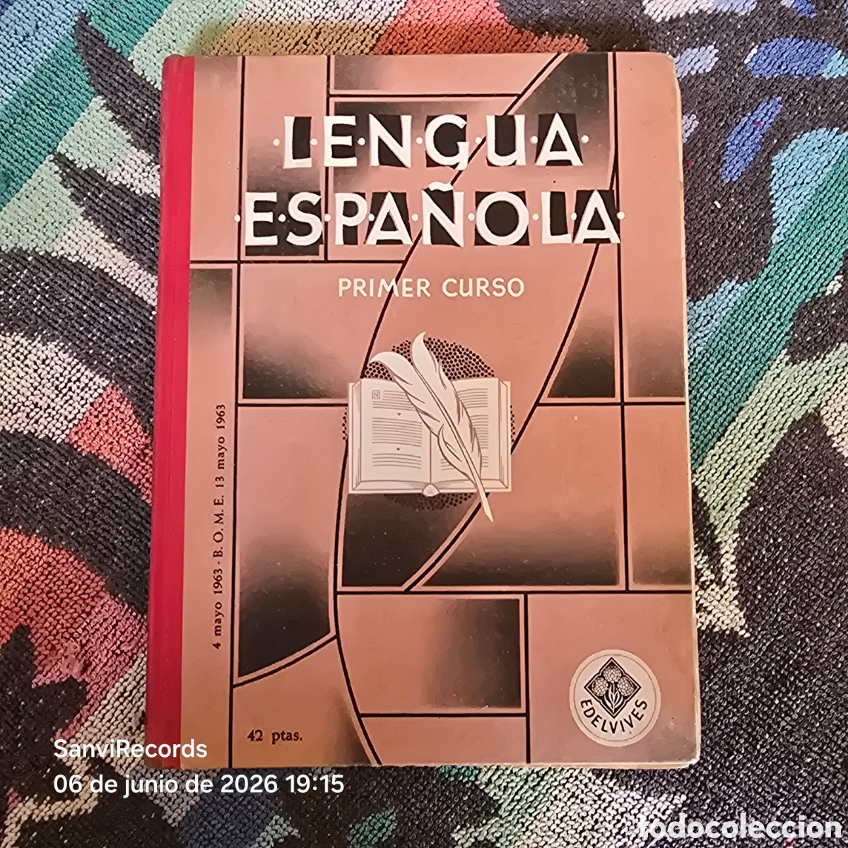 Libros de segunda mano: LENGUA ESPA&Ntilde;OLA, PRIMER CURSO (EDELVIVES) (LUIS VIVES)