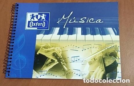 Libros de segunda mano: LIBRETA PARA MUSICA -SOLAMENTE USADA PRIMERA PAGINA