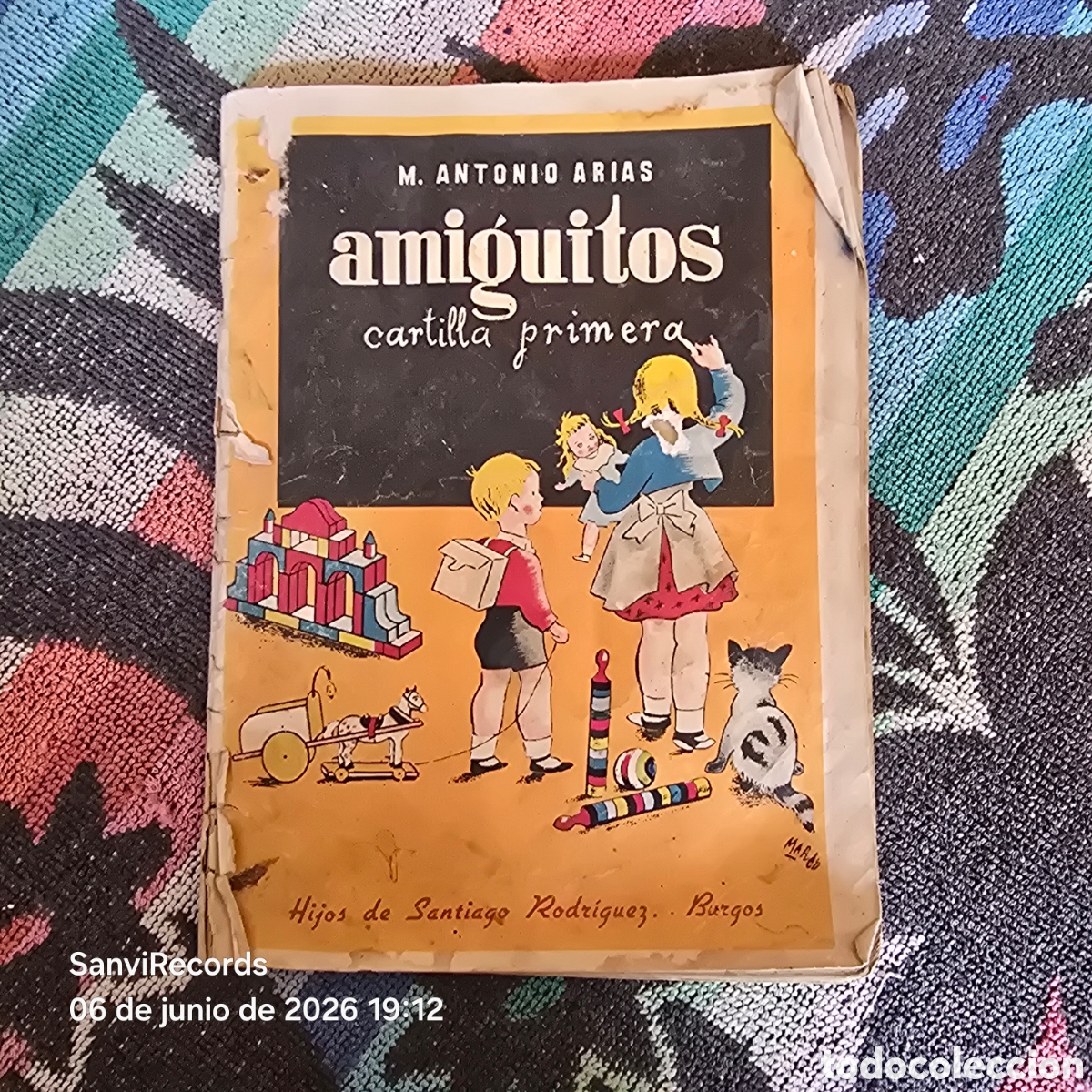 Libros de segunda mano: AMIGUITOS, CARTILLA PRIMERA (M. ANTONIO ARIAS) (HIJOS DE SANTIAGO RODR&Iacute;GUEZ)