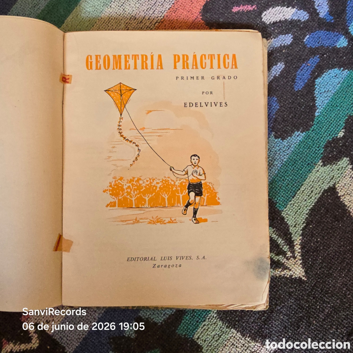 Libros de segunda mano: GEOMETR&Iacute;A, PRIMER GRADO (EDELVIVES) (LUIS VIVES) - Foto 3