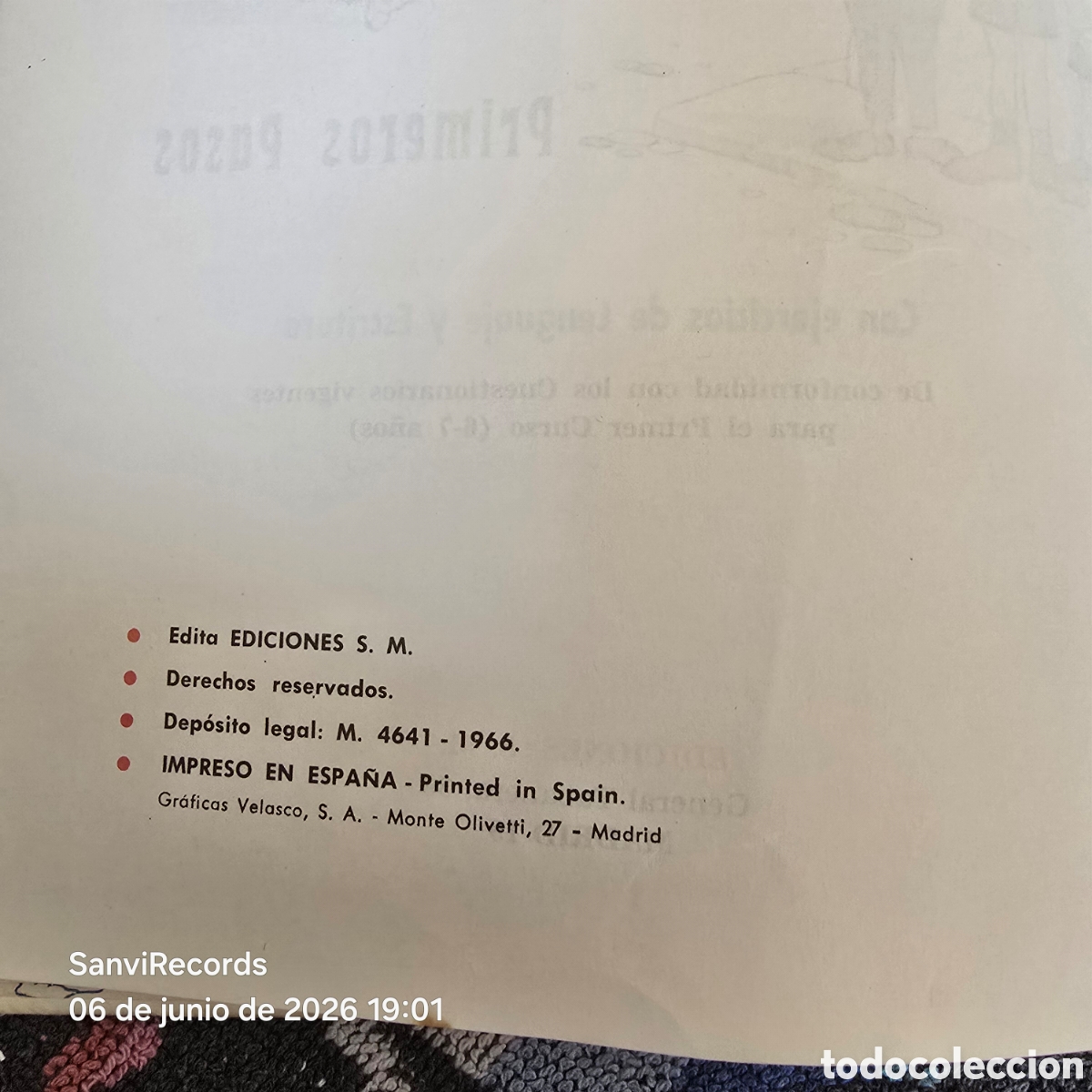 Libros de segunda mano: LECTURAS, PRIMEROS PASOS (S.M.) - Foto 3
