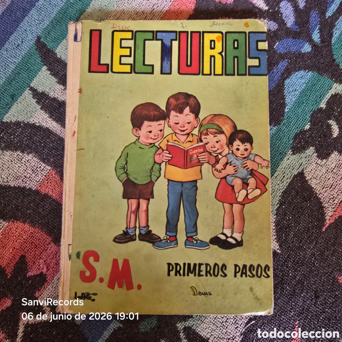 Libros de segunda mano: LECTURAS, PRIMEROS PASOS (S.M.)