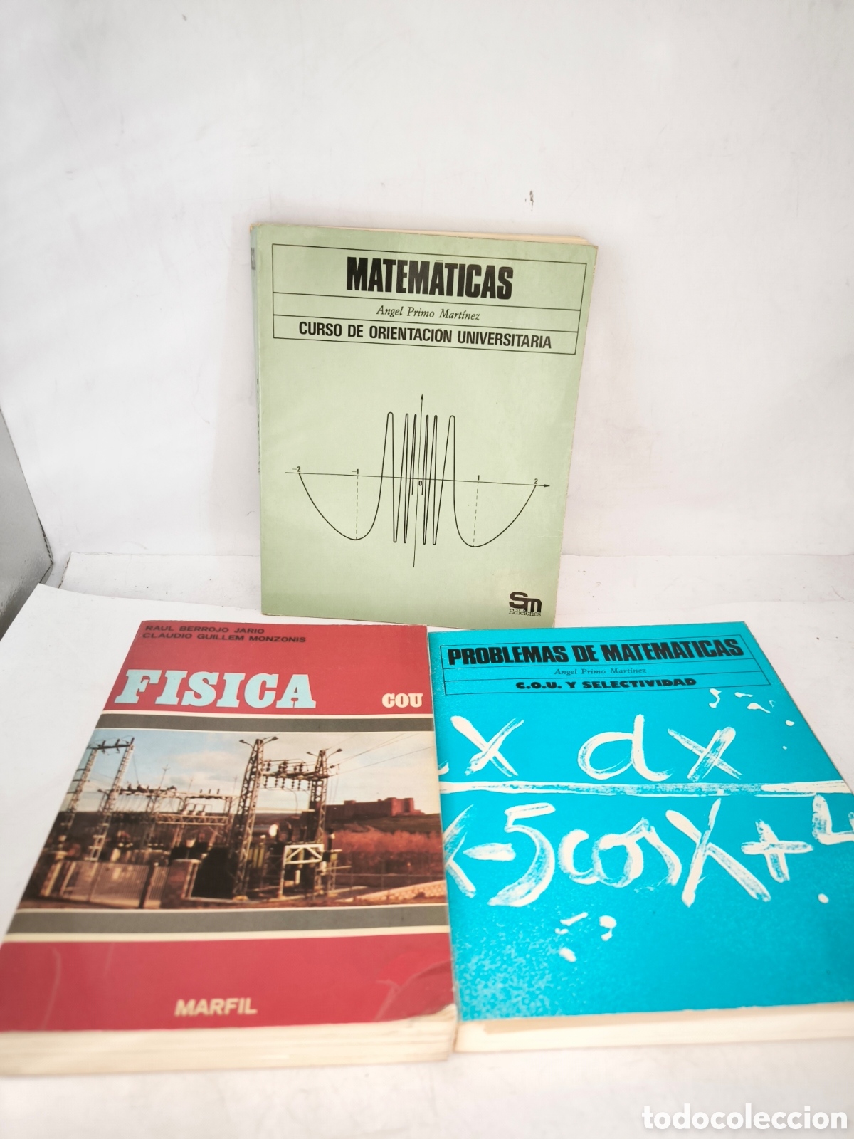 Gebrauchte B&uuml;cher: Libros de texto f&iacute;sica matem&aacute;ticas y problemas de matem&aacute;ticas COU
