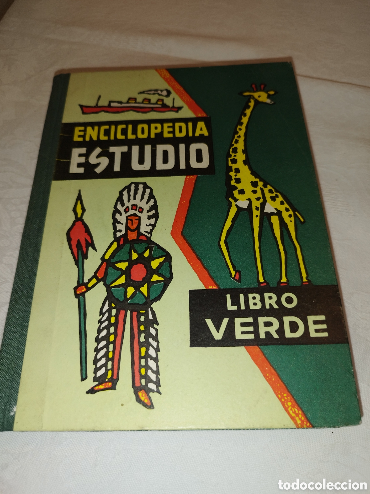Libros de segunda mano: ENCICLOPEDIA ESCOLAR &rdquo;ESTUDIO&rdquo; LIBRO VERDE SEGUNDO CICLO ENSE&Ntilde;ANZA ELEMENTAL. DALMAU 1964 1&ordf; EDICION