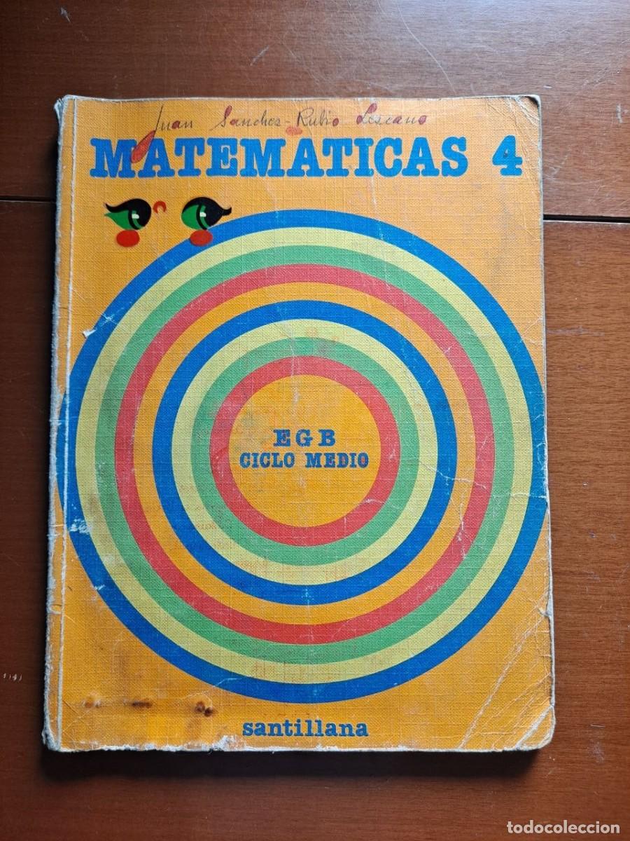 Libros de segunda mano: Libro EGB Matem&aacute;ticas 4 curso