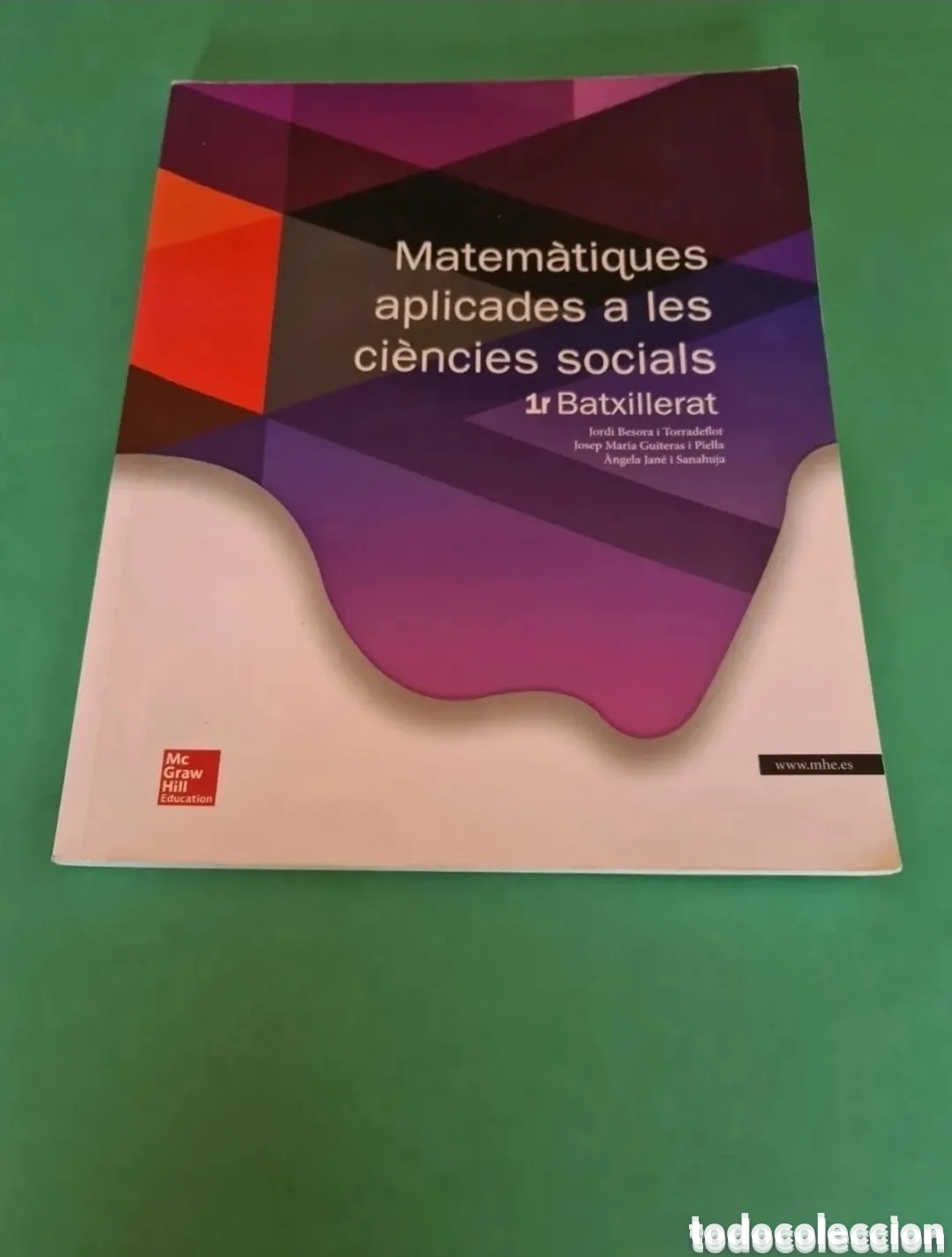 Libri di seconda mano: Libro de Matem&aacute;tiques 1r Batxillerat