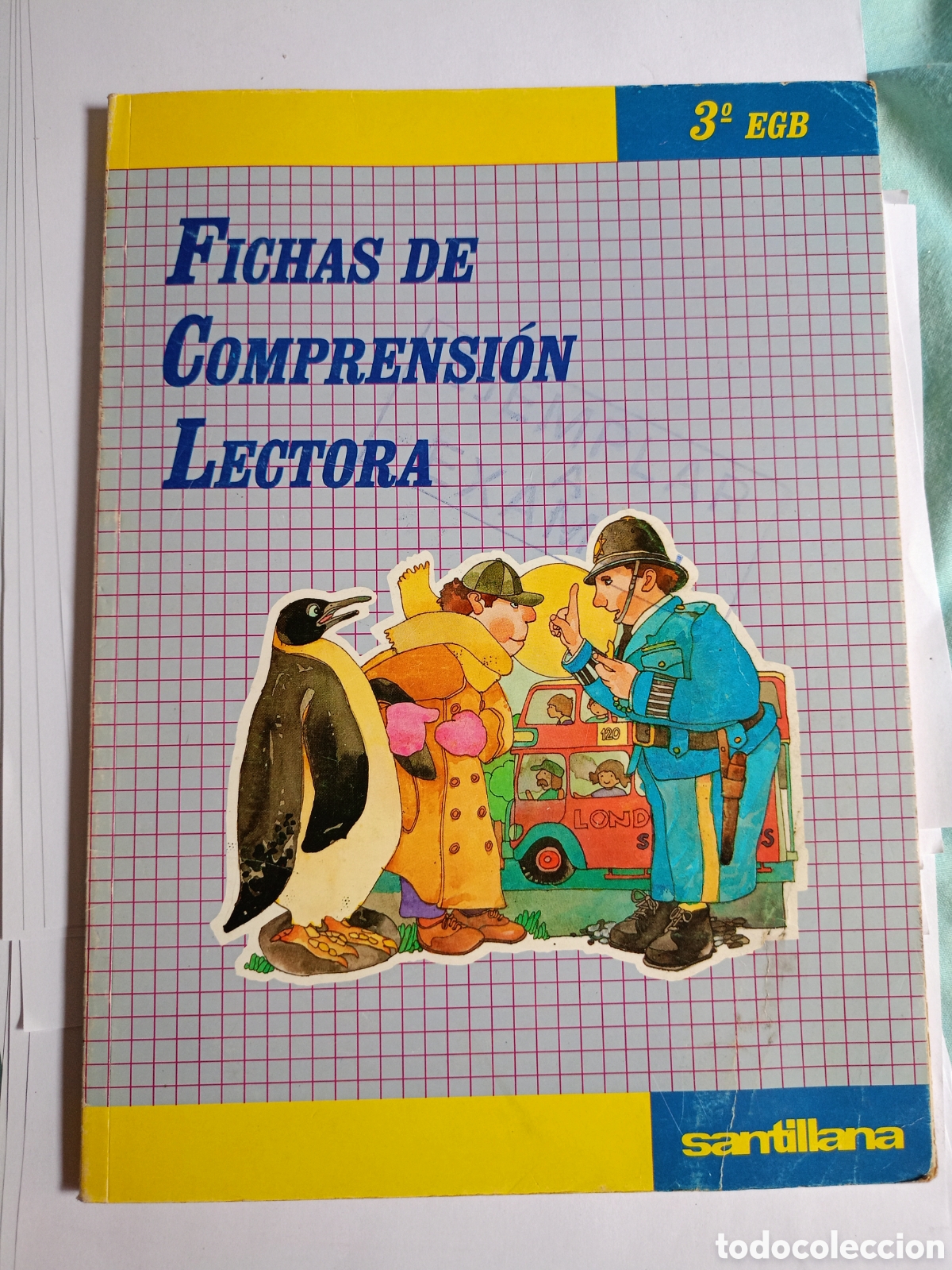 Livres d'occasion: FICHAS DE COMPRENSI&Oacute;N LECTORA - 3&ordm; TERCERO EGB - SANTILLANA 1990