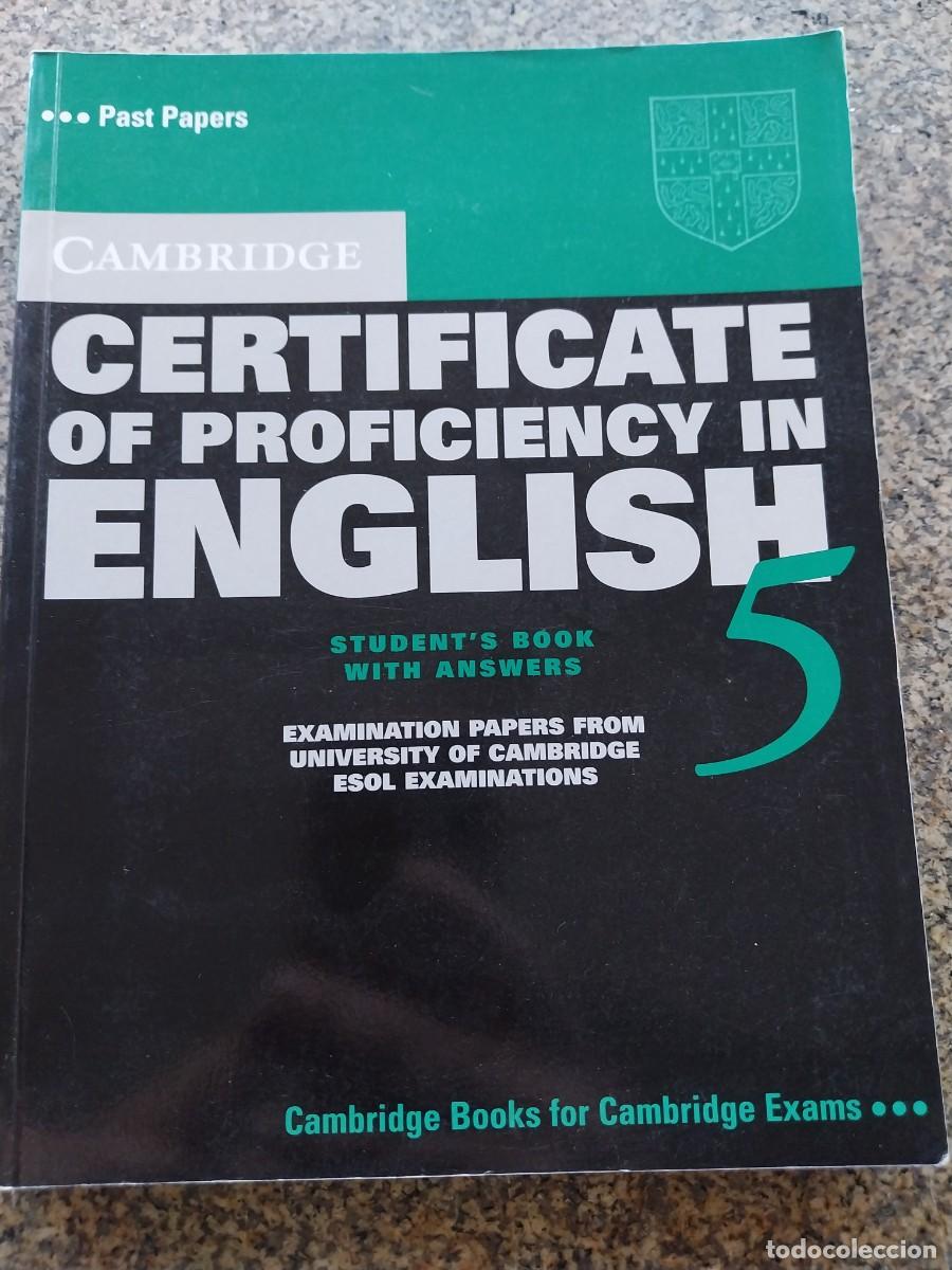 Libros de segunda mano: CAMBRIDGE CERTIFICATE OF PROFICIENCY IN INGLISH 5 -- EXAMINATION PAPERS --