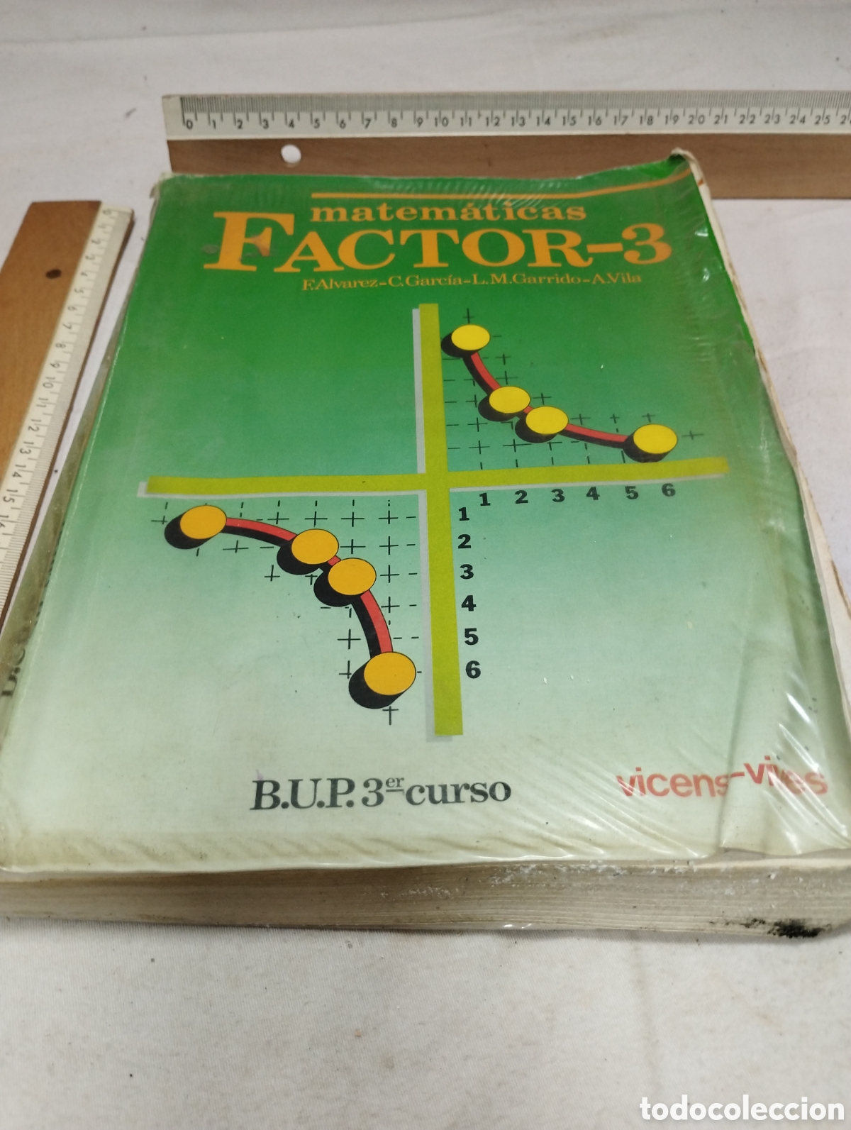 Libros de segunda mano: Matem&aacute;ticas. Factor - 3. BUP 3&deg; curso. Vicens-Vives, 1987